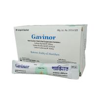 Gavinor 500mg+267mg+160mg/10ml Sachet
