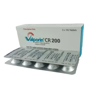 Valporin CR 200mg Tablet