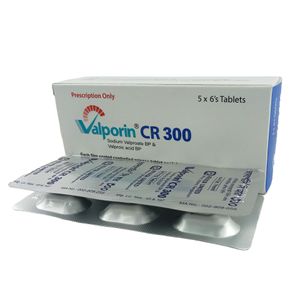 Valporin CR 300mg Tablet