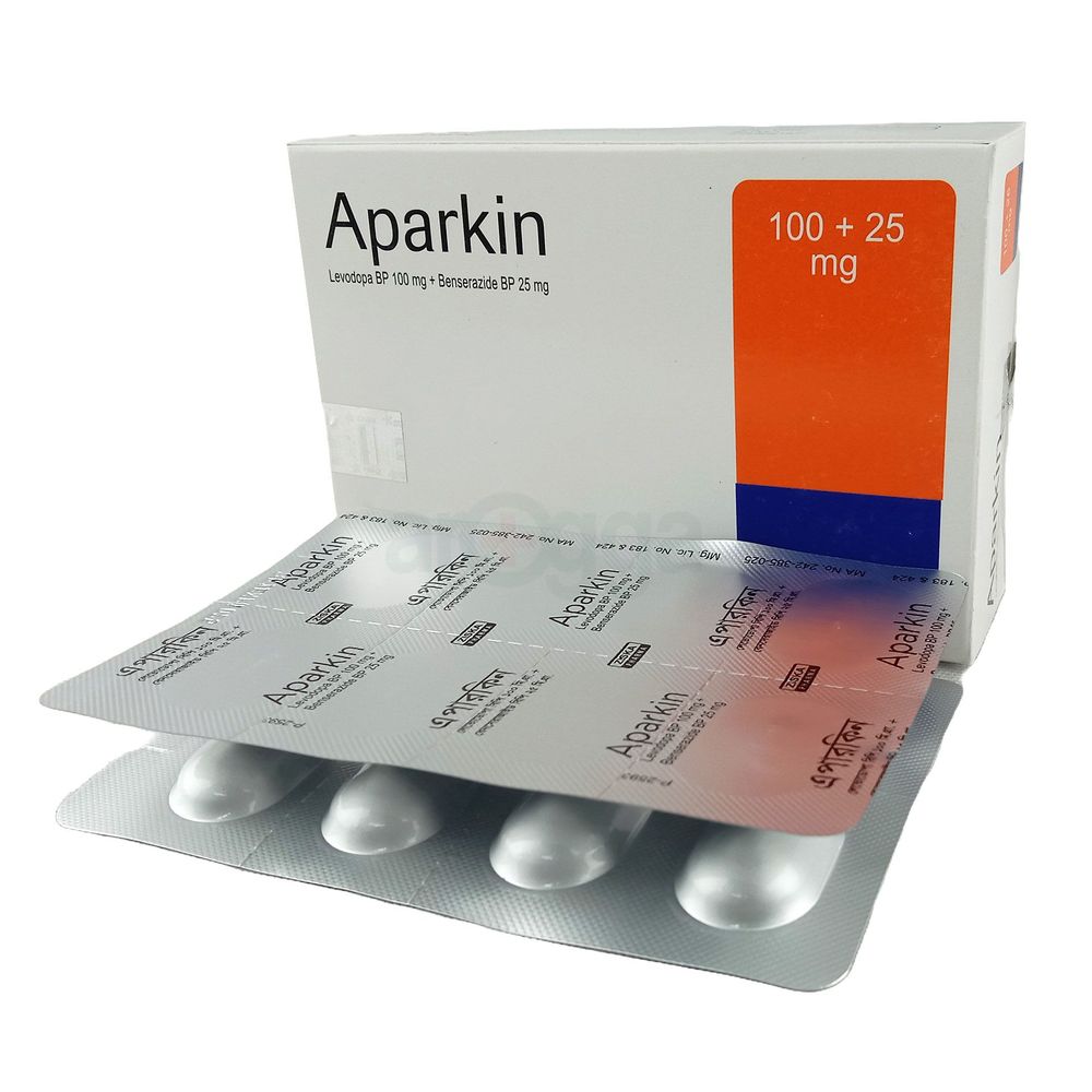 Aparkin 100mg+25mg Capsule