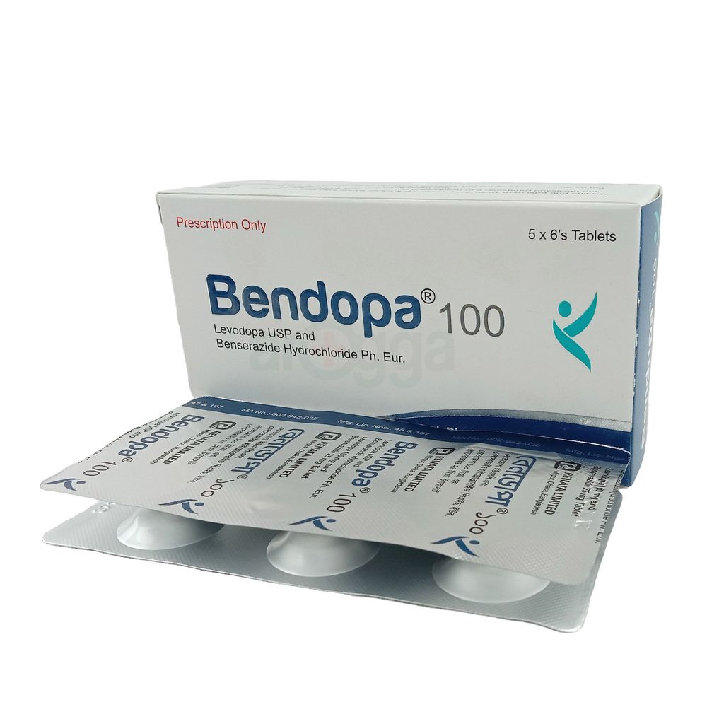 Bendopa 100mg+25mg Tablet