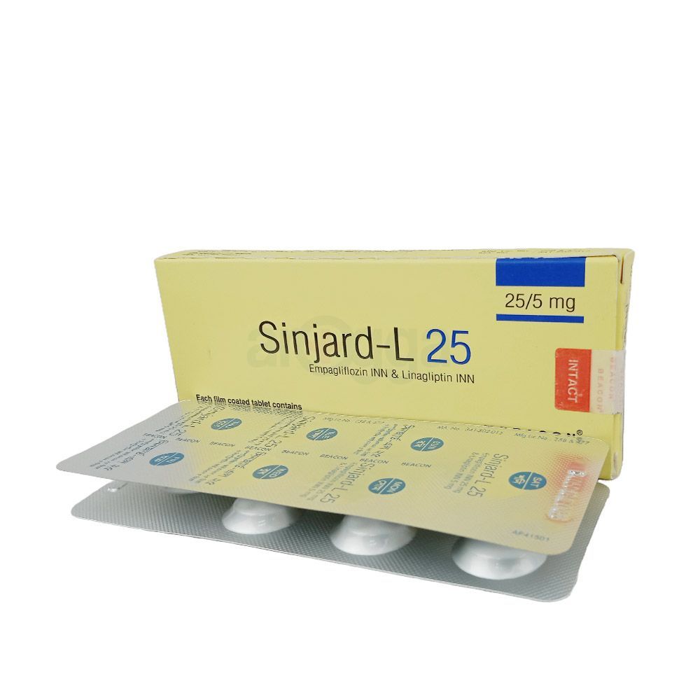 Sinjard-L 25/5 25mg+5mg Tablet