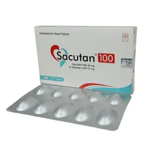 Sacutan 100 49mg+51mg Tablet