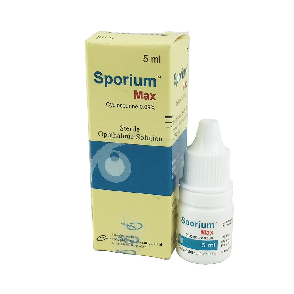 Sporium Max Eye Drop 0.09% Eye Drop