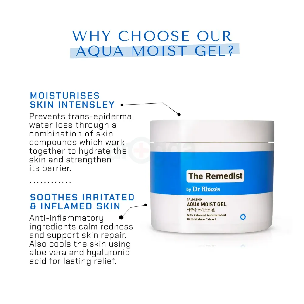 The Remedist by Dr Rhazes Aqua Moist Gel 125g  
