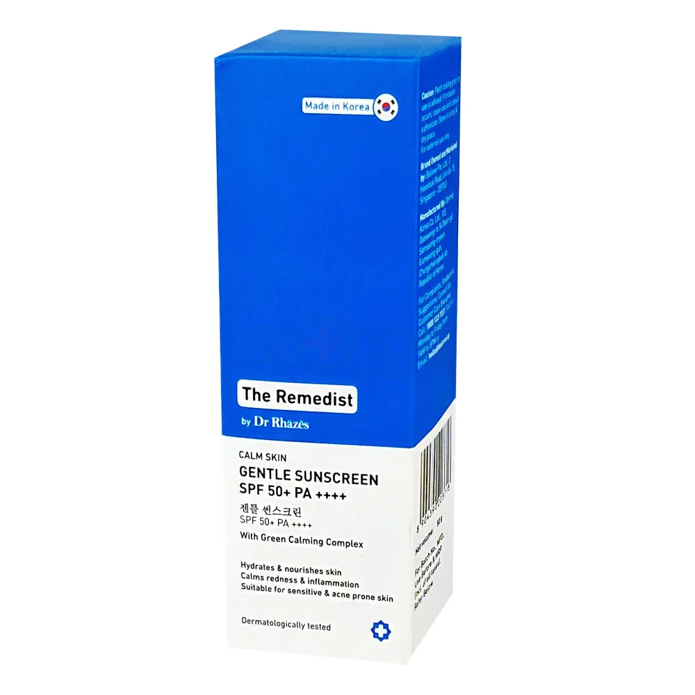 The Remedist by Dr Rhazes Gentle Sunscreen SPF 50+ 50g  
