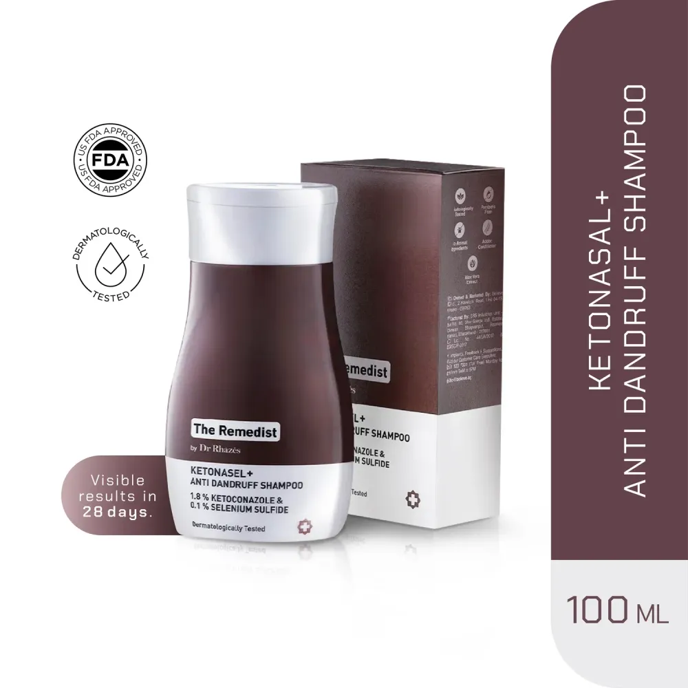 The Remedist by Dr Rhazes Ketonasel+Anti Dandruff Shampoo  