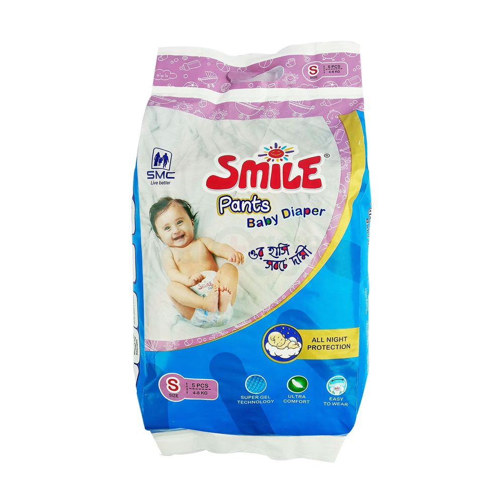 Smile Baby Pants Diaper S (5's Pack)  