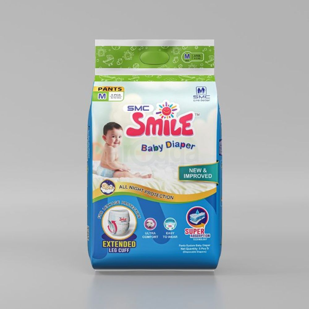 Smile Baby Pants Diaper M 5's Pack  