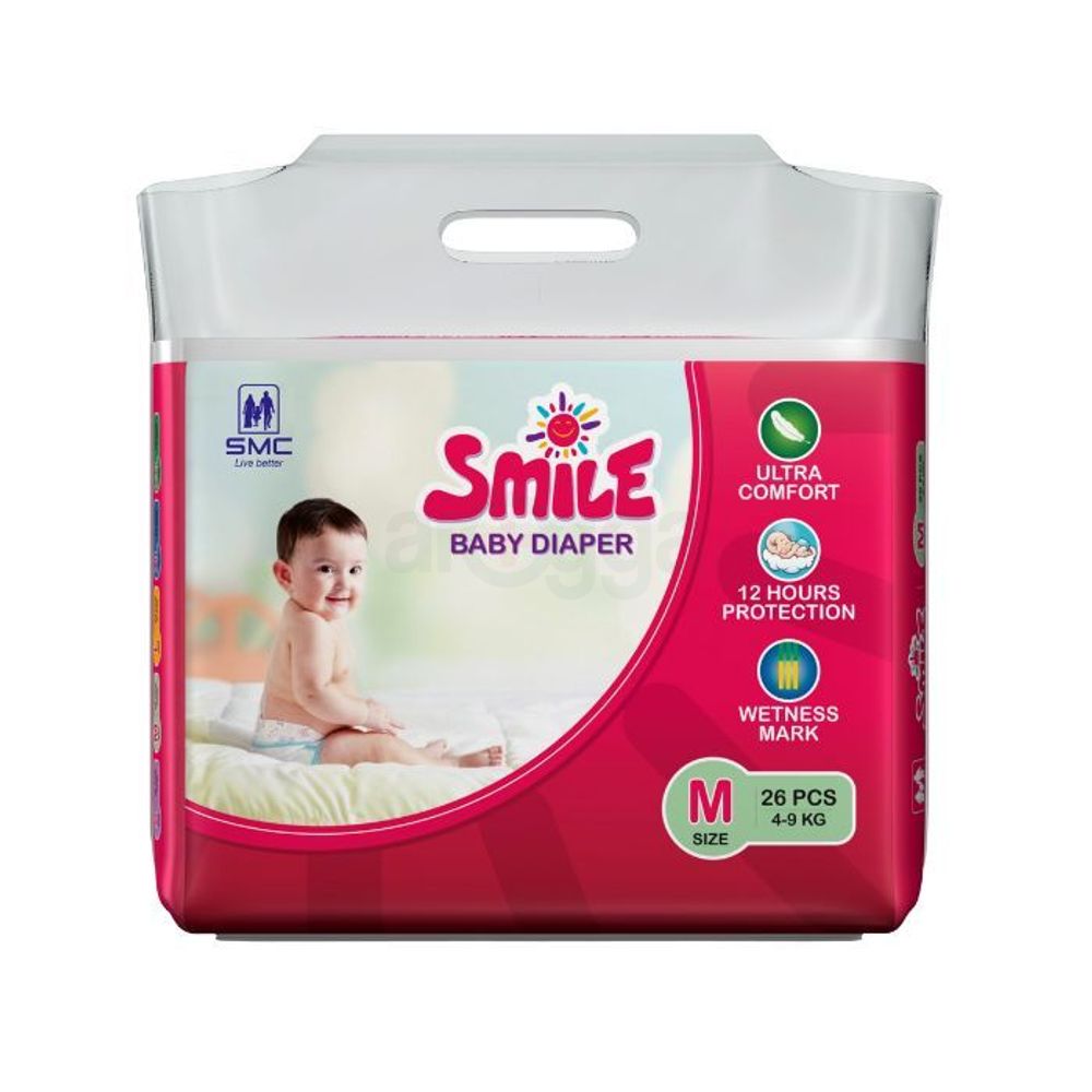 Smile Baby Belt Diaper M 26's Pack  