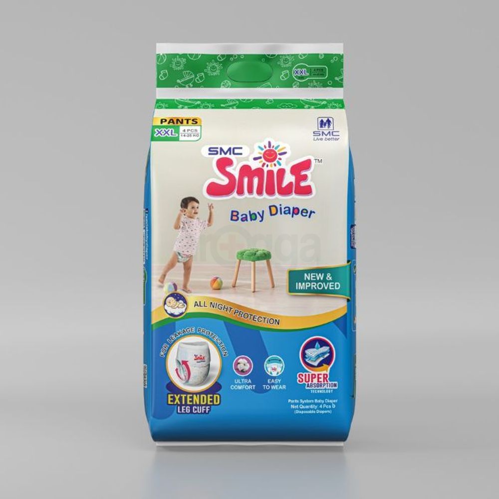 Smile Baby Pants Diaper XXL (4's Pack)  
