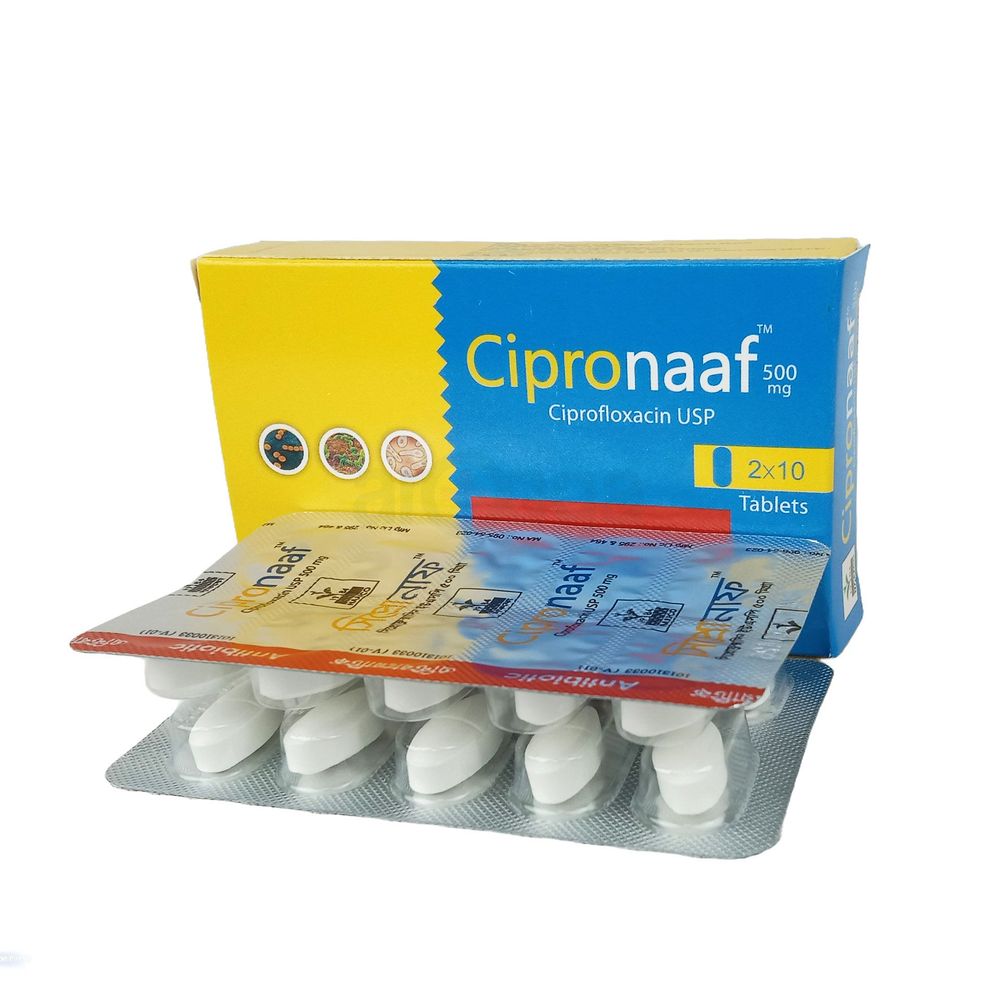 Cipronaaf 500mg Tablet