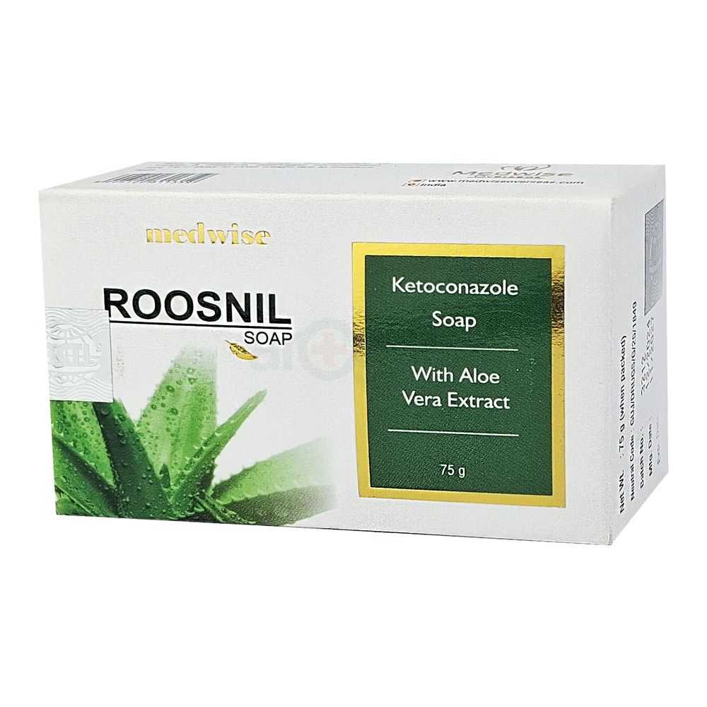 Roosnil Soap 75gm (Ketoconazole with Aloe Vera Extract)  