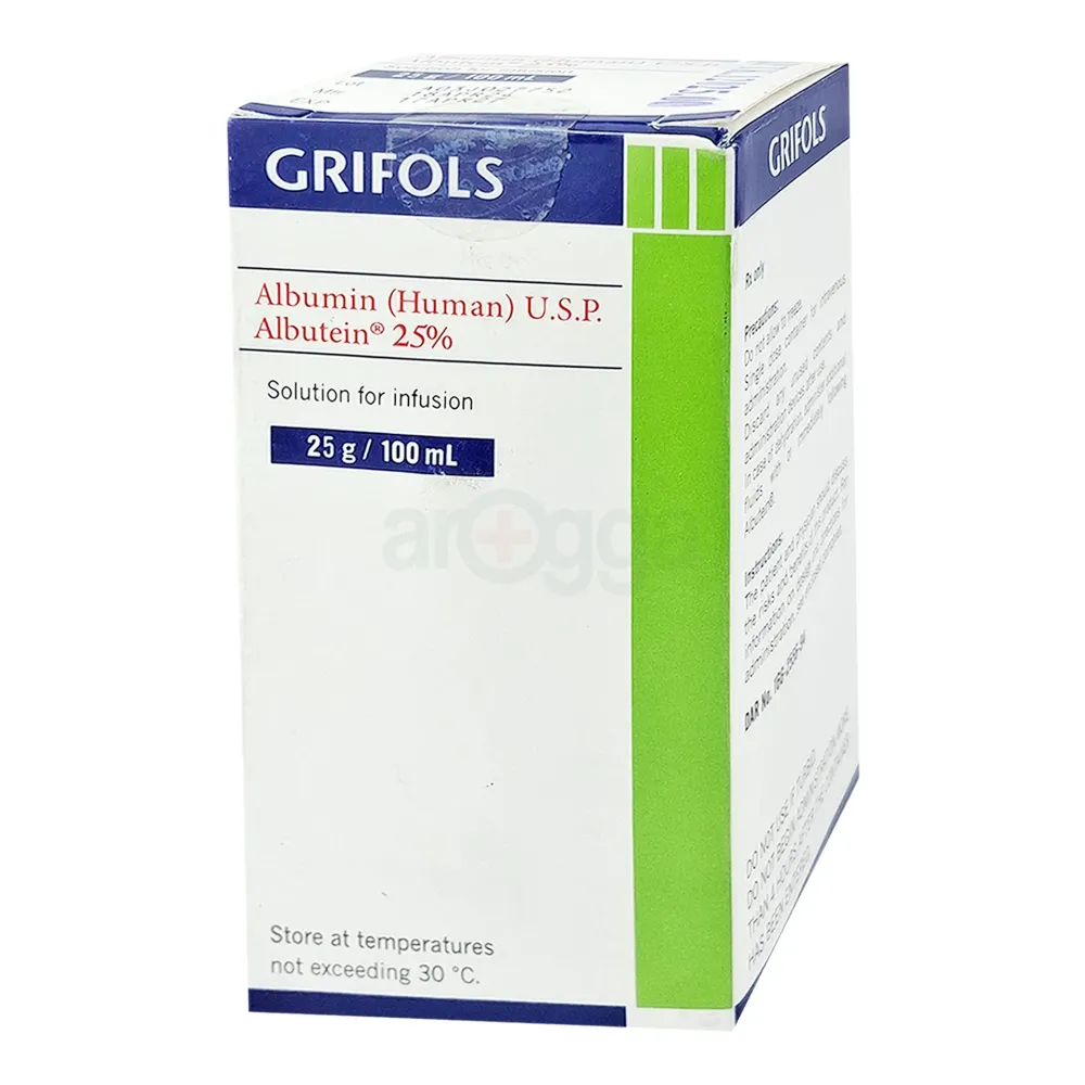 Albumin (Human) U.S.P Albutein 25% 100ml (Grifols) 25% injection