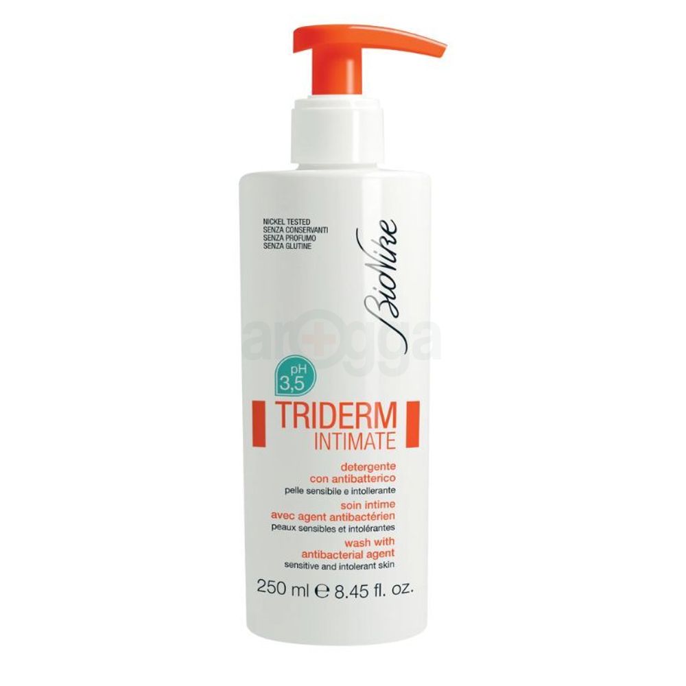 Bionike Triderm Intimate Wash with Antibacterial Agent 250ml  