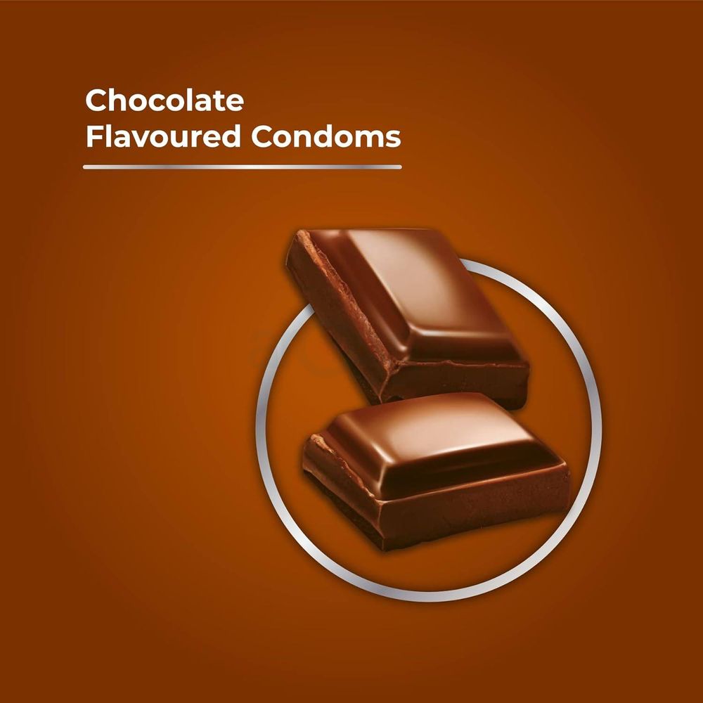 Skore Chocolate Flavoured 1500+ Dots Condoms 10's Pack  