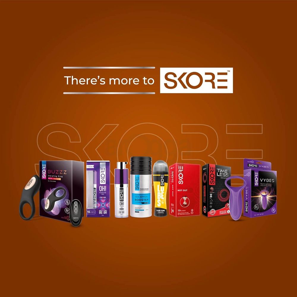 Skore Chocolate Flavoured 1500+ Dots Condoms 10's Pack  