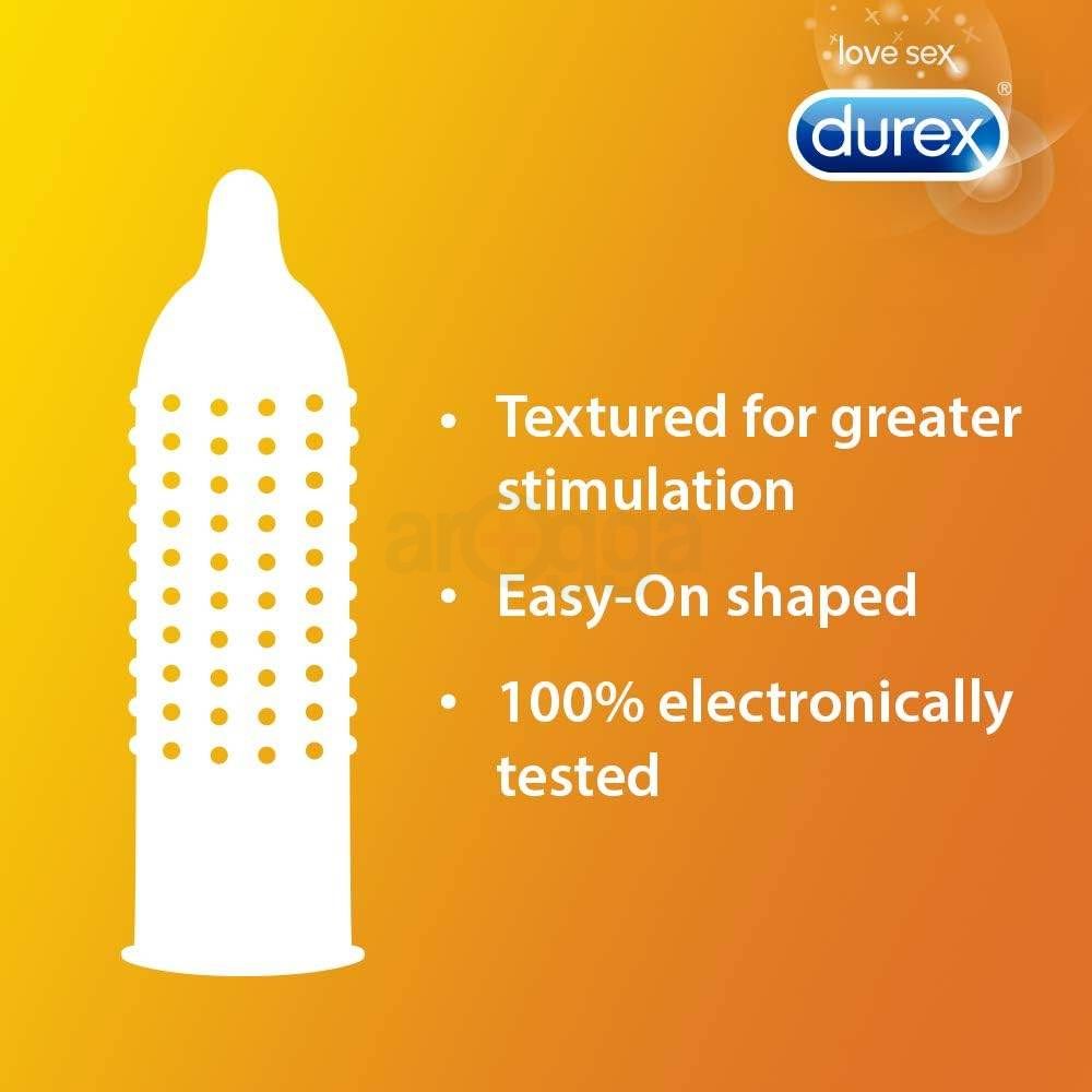 Durex Extra Dots Condom 3's Pack  