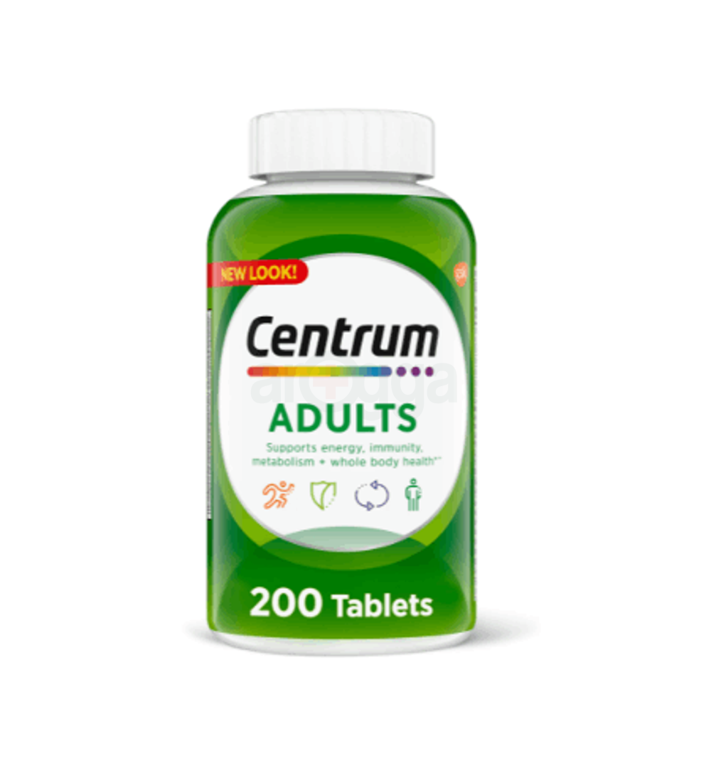 Centrum Adult Multivitamin/Multimineral Supplement with Antioxidants, Zinc, Vitamin D3 and B Vitamins, Gluten Free, Non-GMO Ingredients - 200 Count  