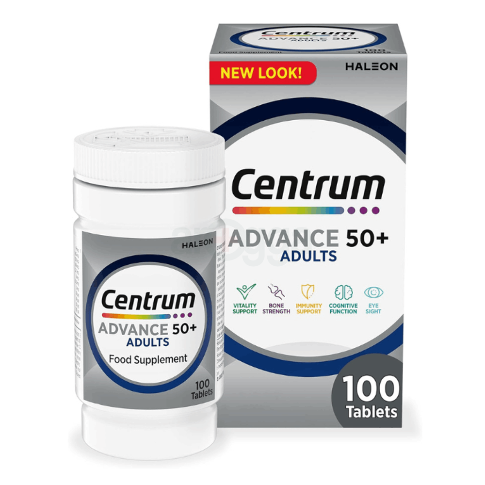 Centrum Advance 50+ Multivitamin 100 Tablets  