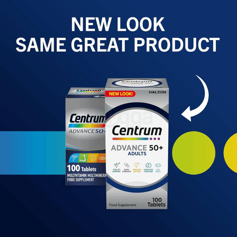 Centrum Advance 50+ Multivitamin 100 Tablets  