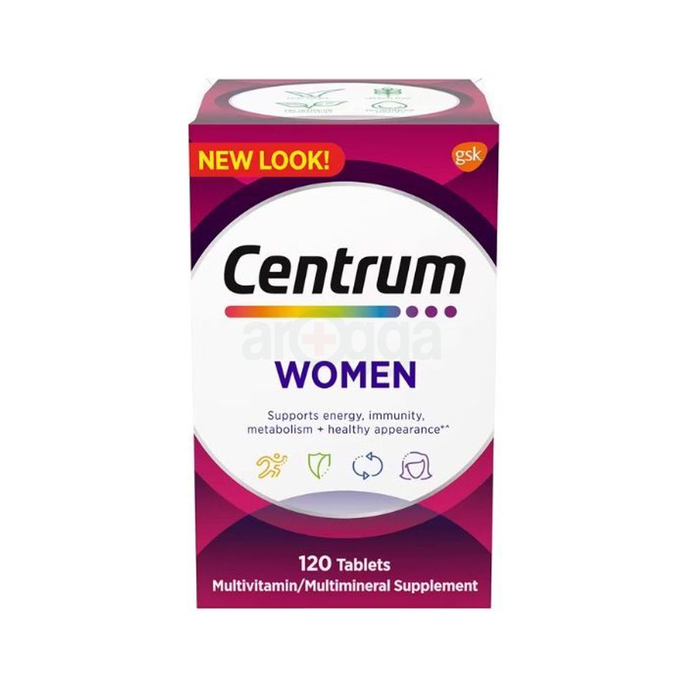 Centrum Women Multivitamin Supplement 120 Tablets  