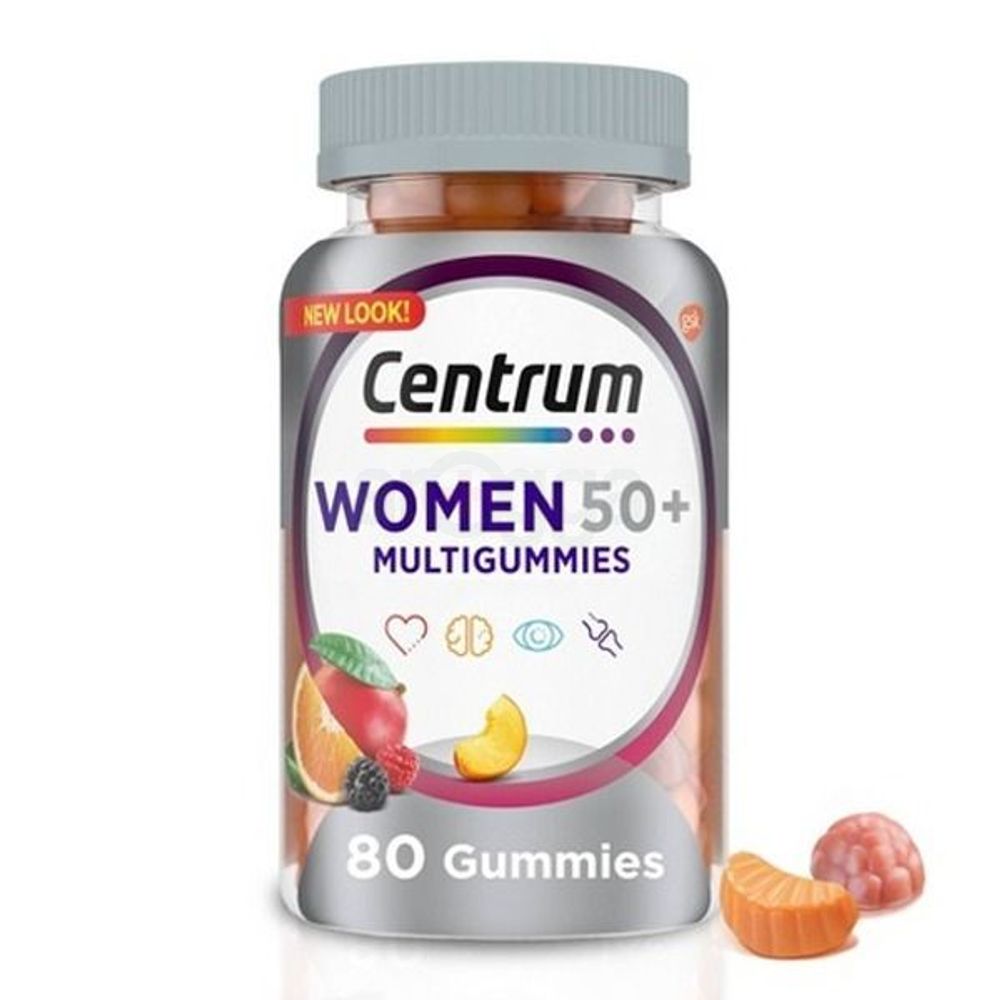 Centrum Women 50+Multi Gummy 80 Gummies  Gummie