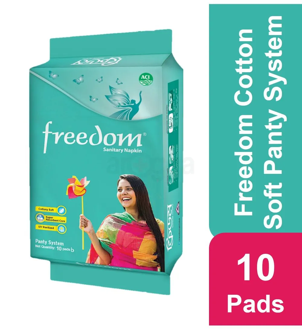 Freedom Sanitary Napkin Panty 10 Pads  