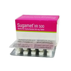 Sugamet XR 500mg Tablet