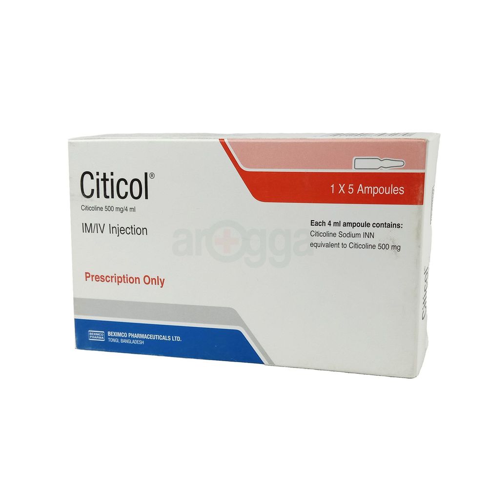 Citicol 500mg/4ml Injection