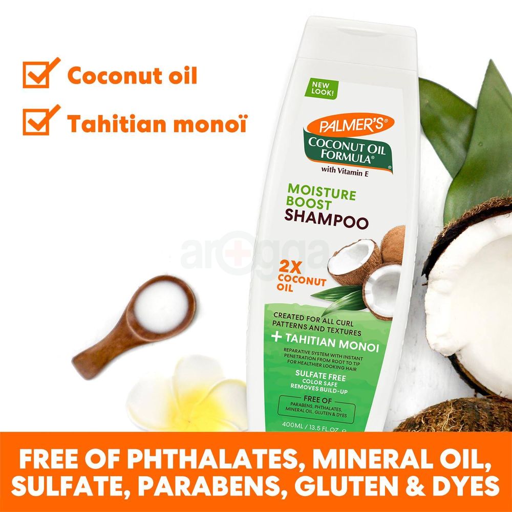 Palmer's Coconut Oil with Vitamin E Formula Moisture Boost Shampoo for Dry, Damaged or Coloured Treated Hair  