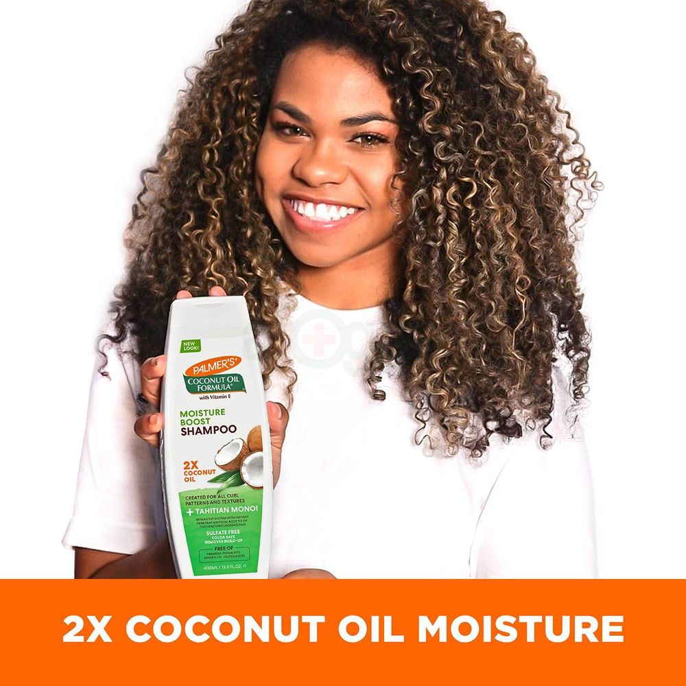 Palmer's Coconut Oil with Vitamin E Formula Moisture Boost Shampoo for Dry, Damaged or Coloured Treated Hair  