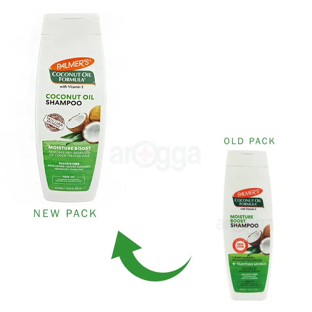 Palmer's Coconut Oil with Vitamin E Formula Moisture Boost Shampoo for Dry, Damaged or Coloured Treated Hair  