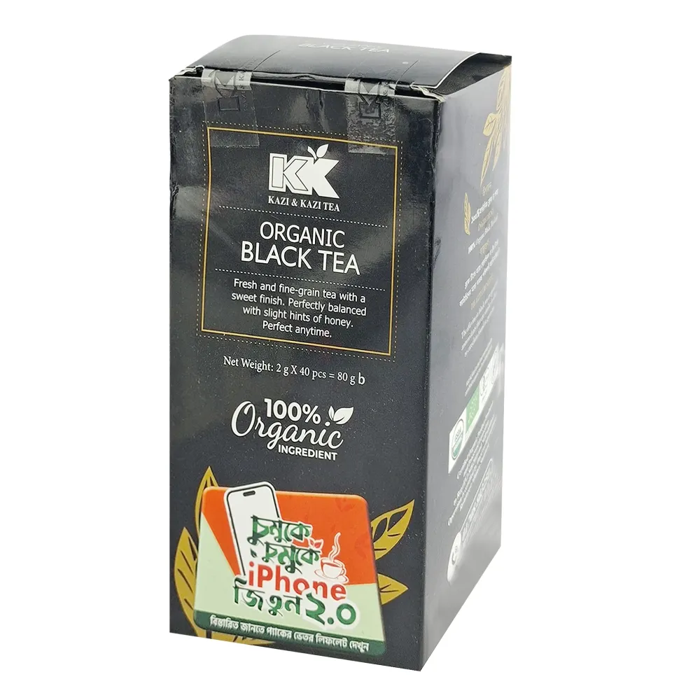 Kazi & Kazi Organic Black Tea 40 Tea Bags price in Bangladesh | Arogga