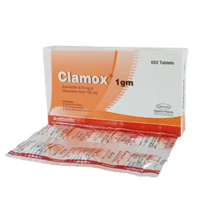 Clamox 1gm 875mg+125mg Tablet