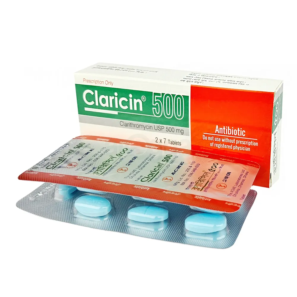 Claricin 500mg Tablet