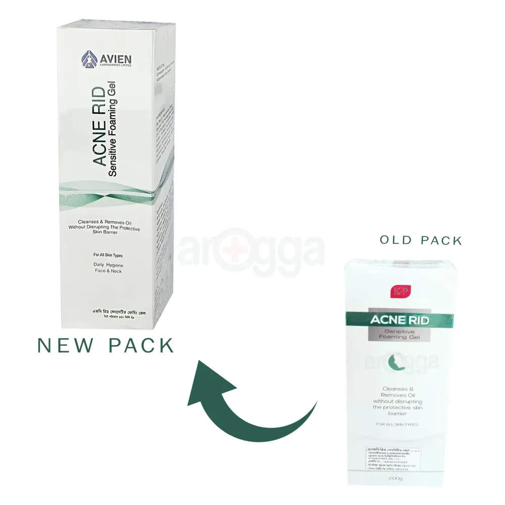 Acne Rid Sensitive Foaming Gel 150ml  