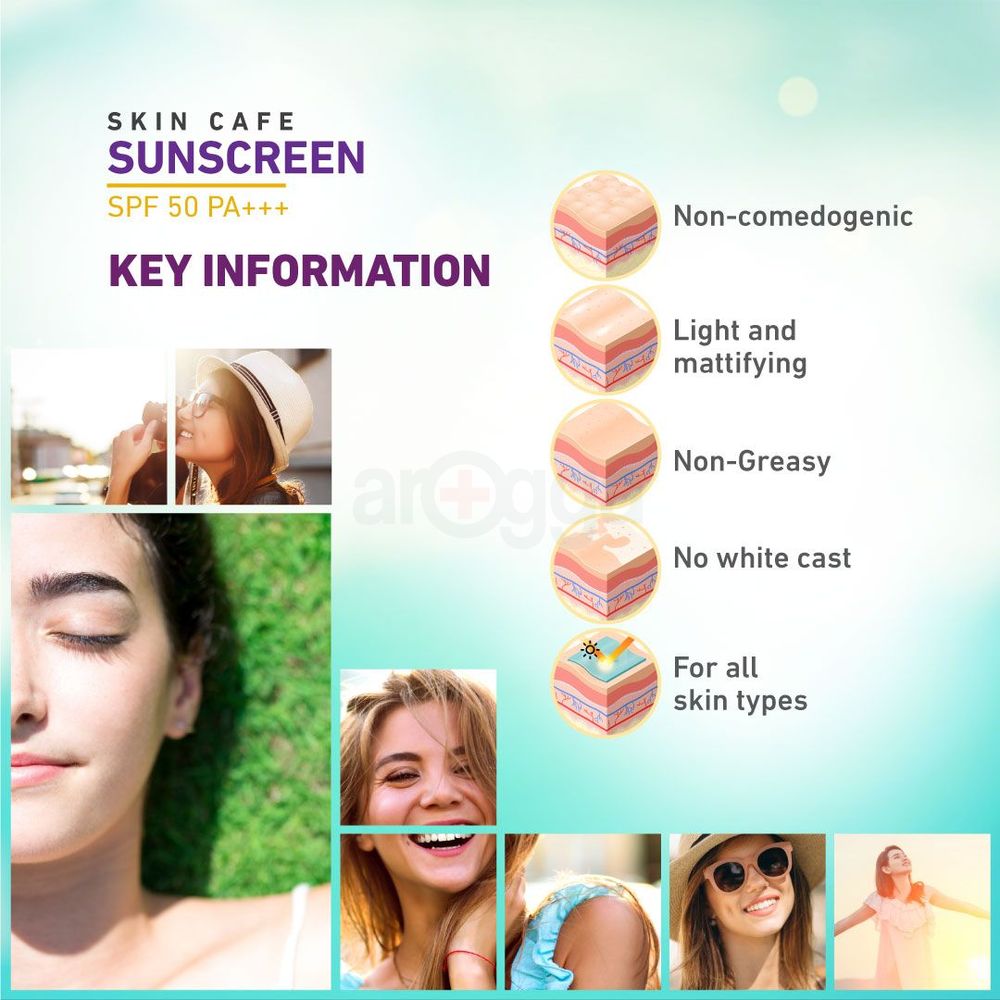 Skin Cafe Sunscreen SPF 50 PA+++  