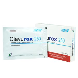 Clavurox 250mg+62.5mg Tablet