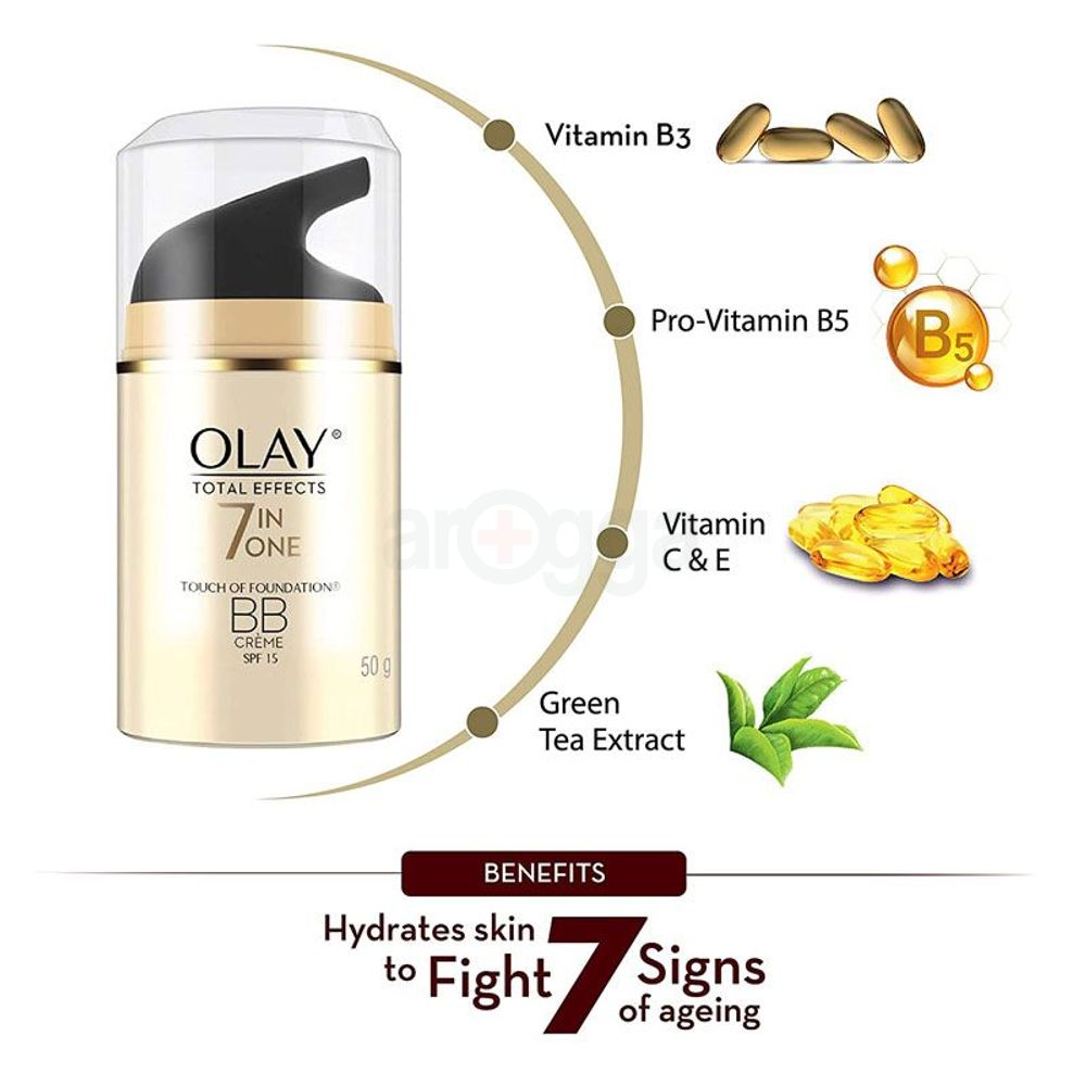 Olay Total Effects 7 in 1 BB Cream Day A Touch of Foundation SPF15 50g  