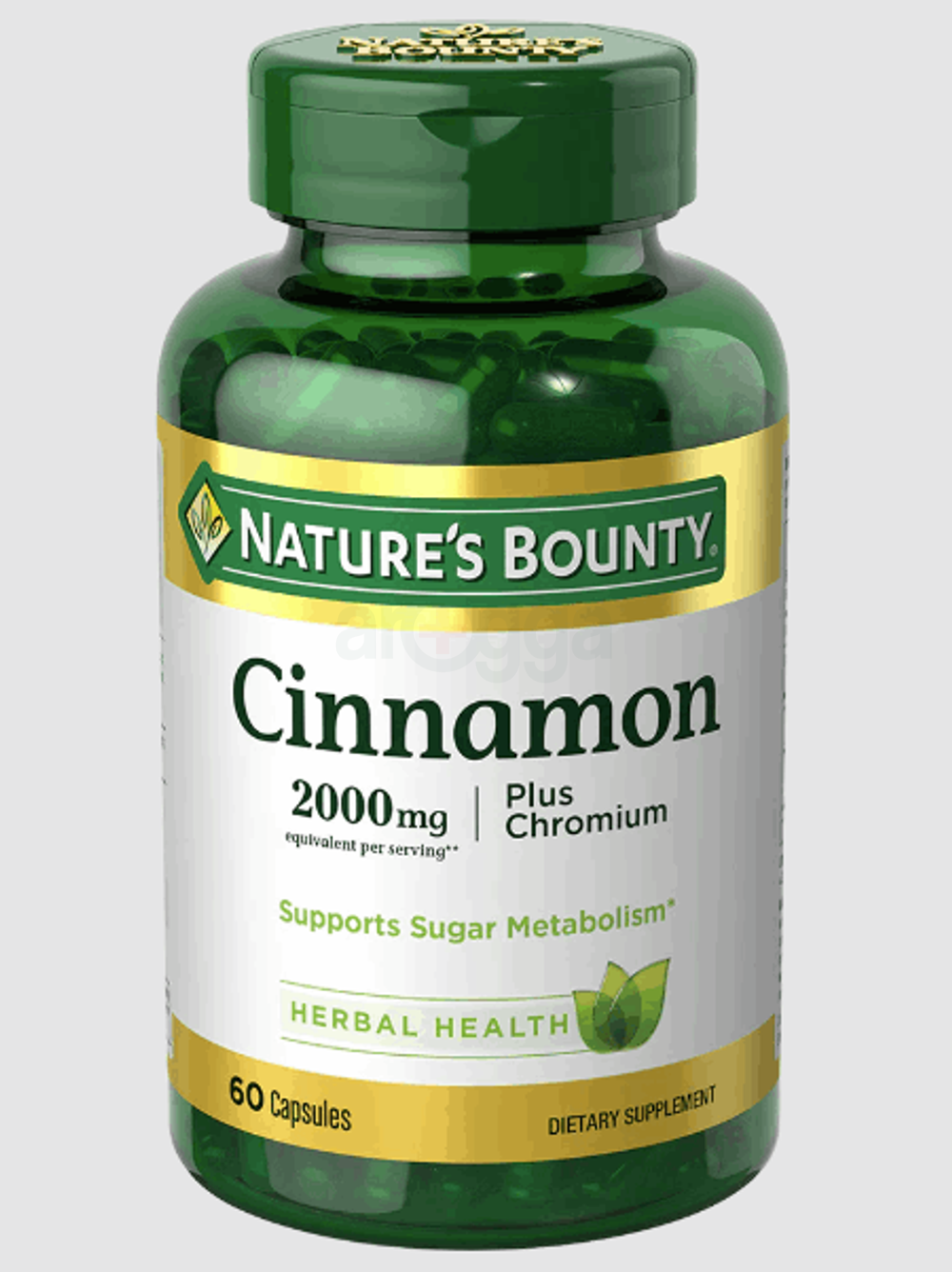 Nature s bounty cinnamon plus chromium supports sugar metabolism
