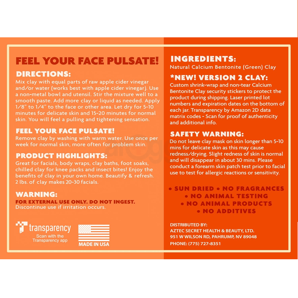 Health & Beauty Aztec Secret Indian Healing Clay Mask  