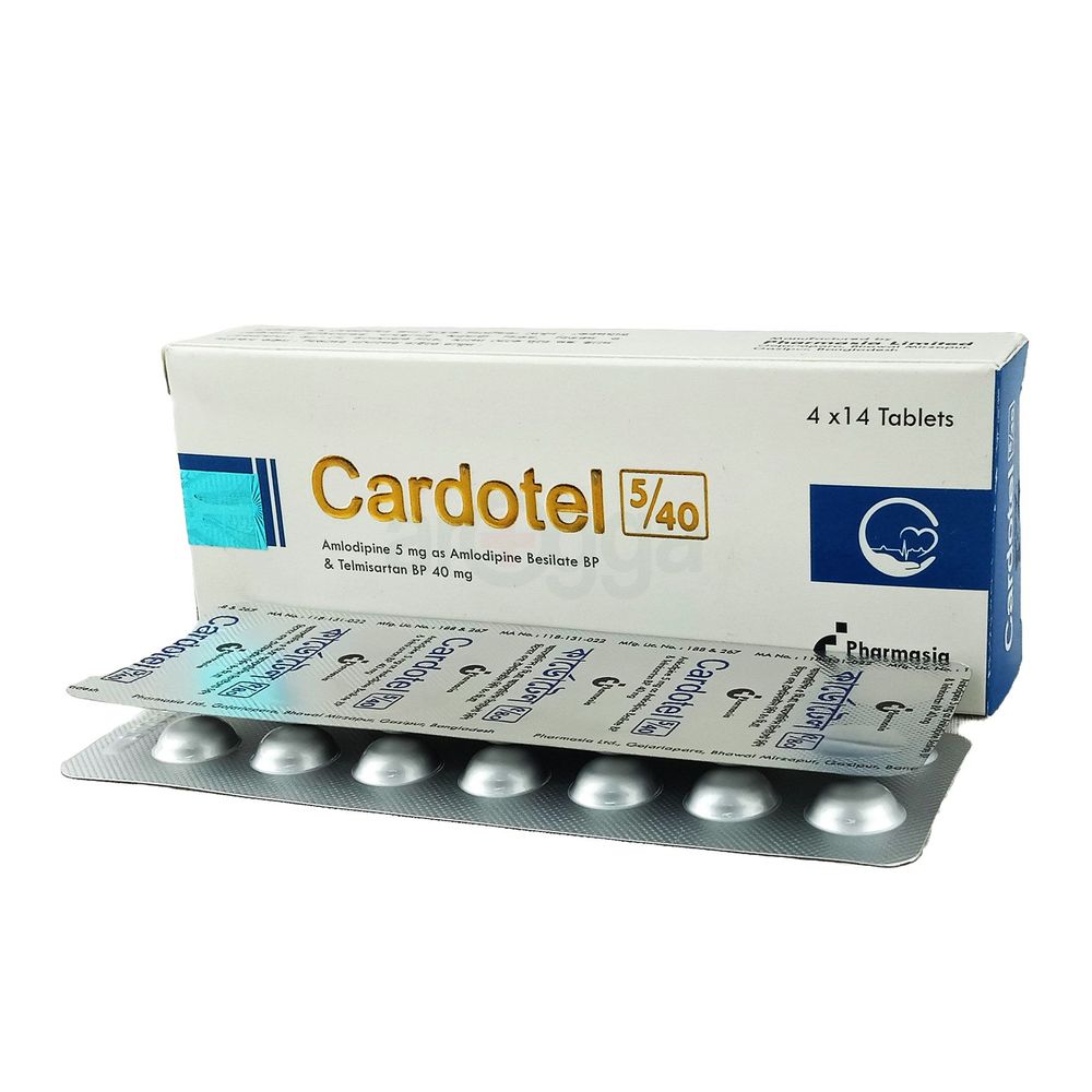 Cardotel 5/40 5mg+40mg Tablet