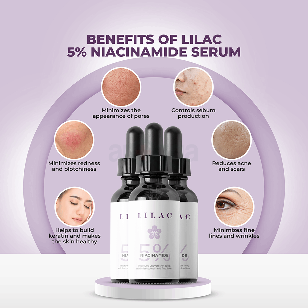 Lilac Niacinamide Serum 5% 30ml  