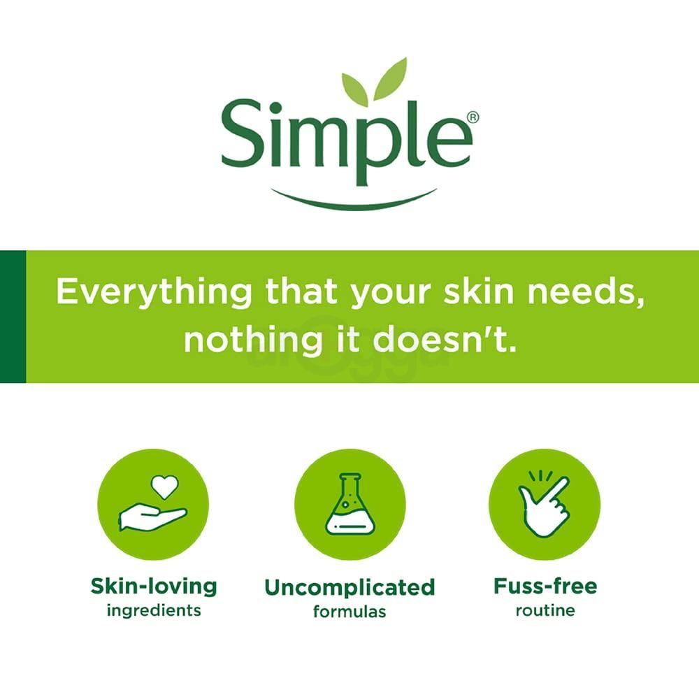 Simple Kind to Skin Refreshing Facial Wash with Vitamin B5+E  