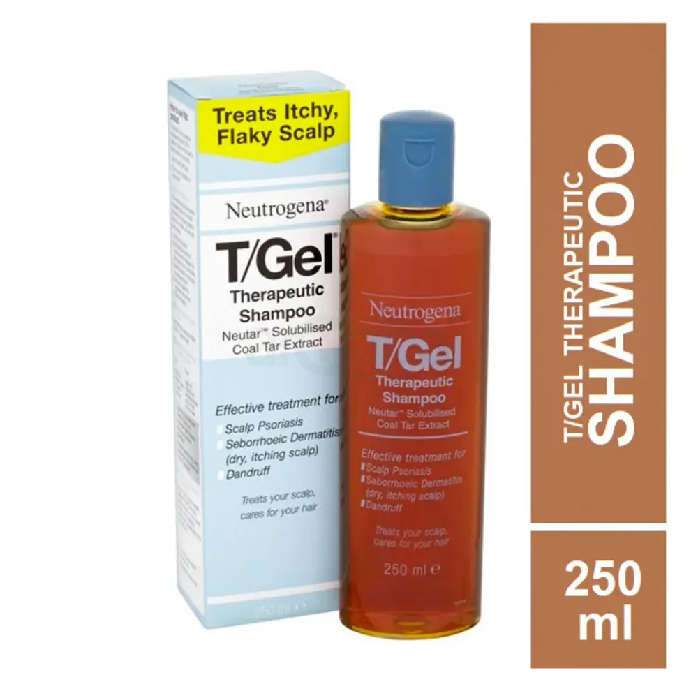 Neutrogena T/Gel Therapeutic Shampoo with Neutar Solubilised Coal Tar Extract for Scalp Psoriasis, Seborrhoeic Dermatitis & Dandruff  