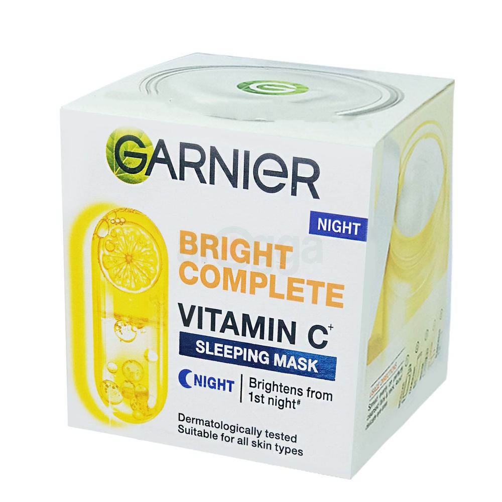 Garnier Bright Complete Vitamin C Night Sleeping Mask Cream 40gm  