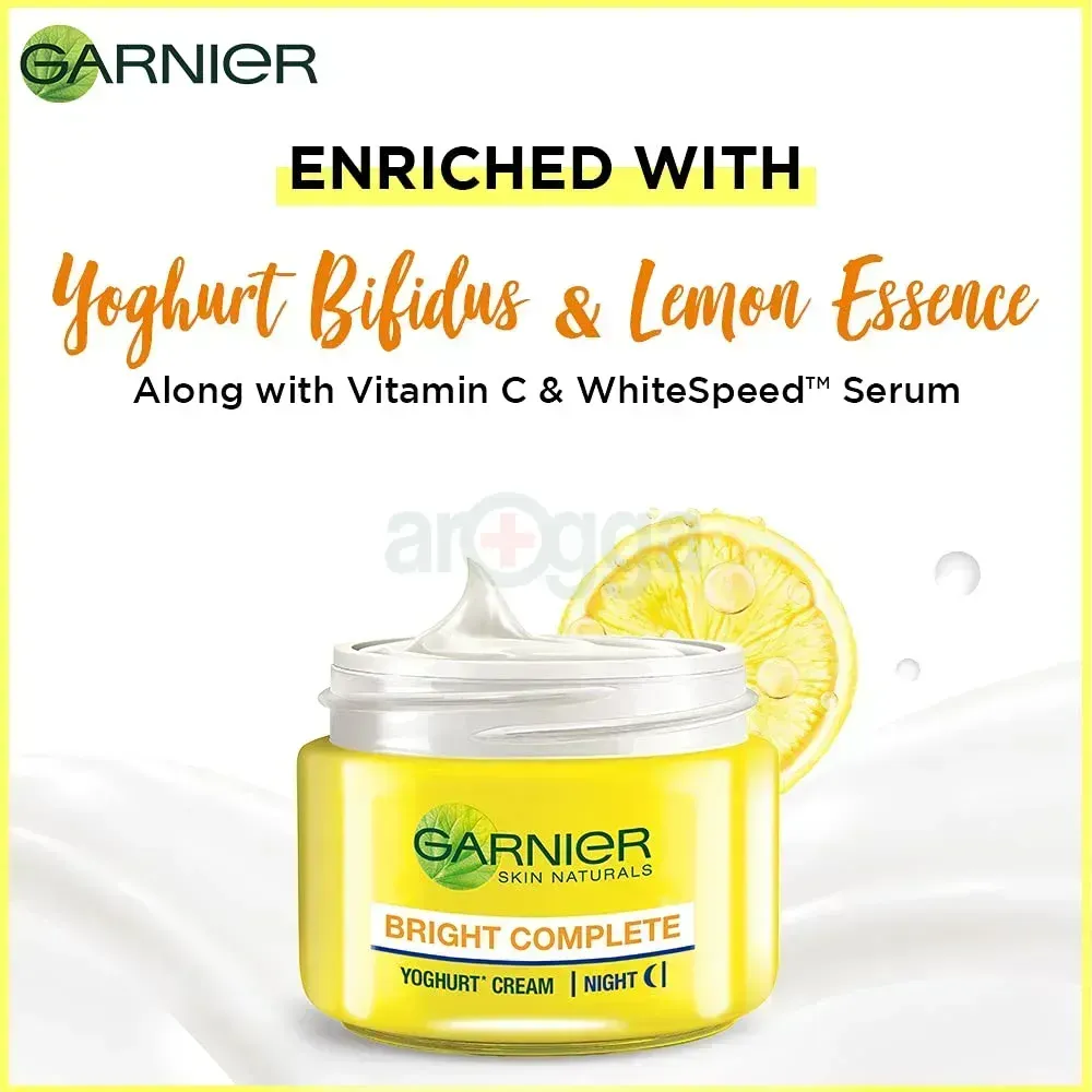 Garnier Bright Complete Vitamin C Night Sleeping Mask Cream 40gm  