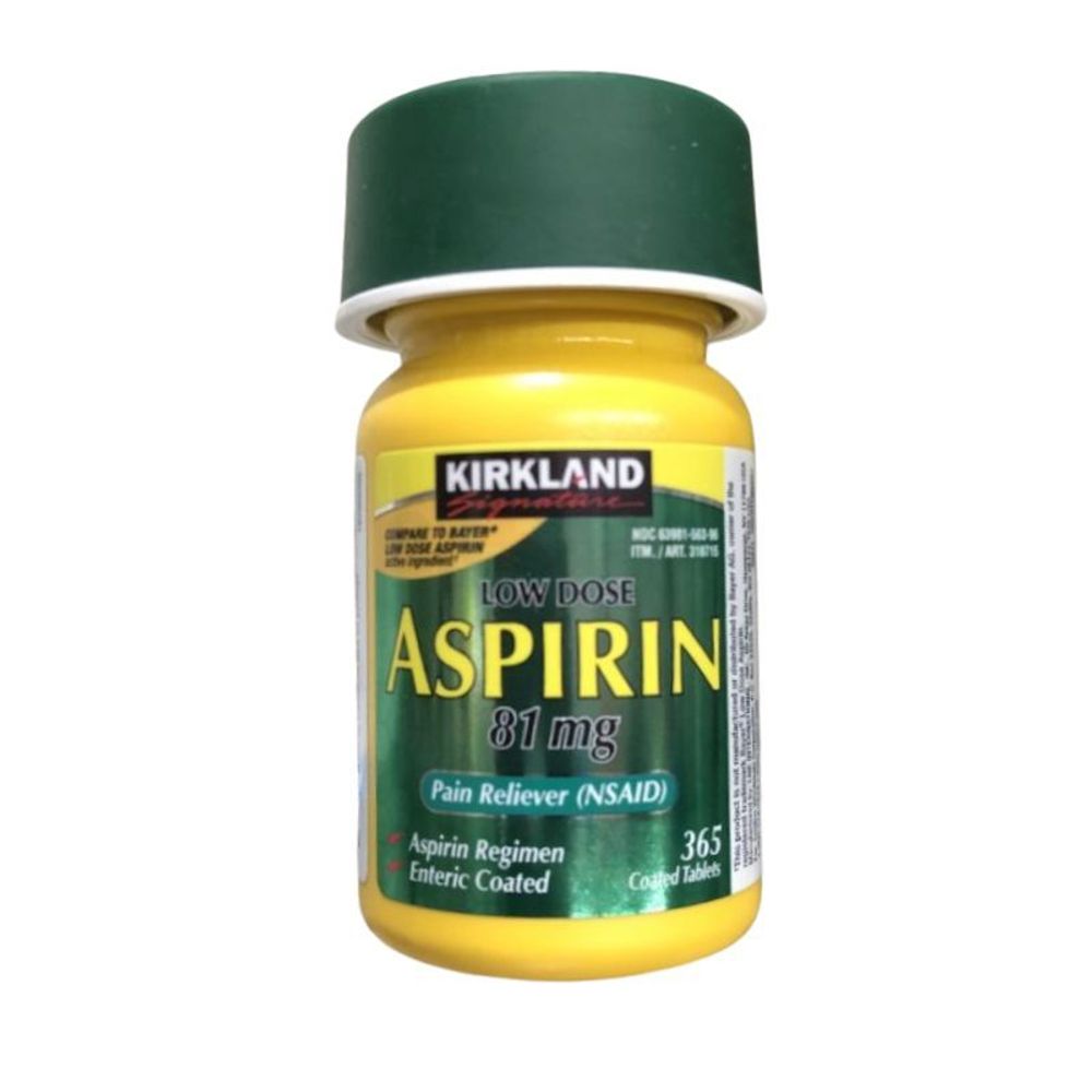 Kirkland Signature Low Dose Aspirin Pain Reliever  