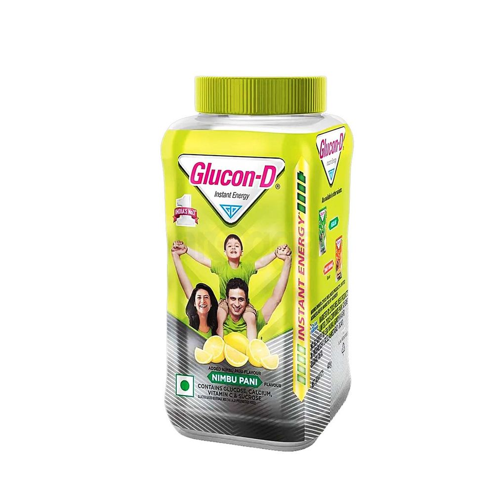 Glucon-D Nimbu Pani 400gm Jar  